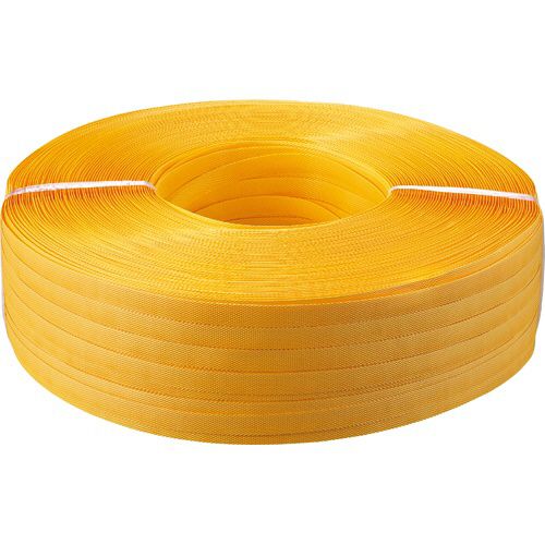 TPS PPﾊﾞﾝﾄﾞ 手締め用 15mm×1000m 黄 1ｾｯﾄ(5巻)(4589585767332 x5) 取り寄せ商品