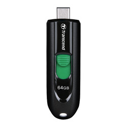 トランセンドジャパン 64GB USB3.2 Pen Drive Type-C Capless Black(TS64GJF790C) 取り寄せ商品