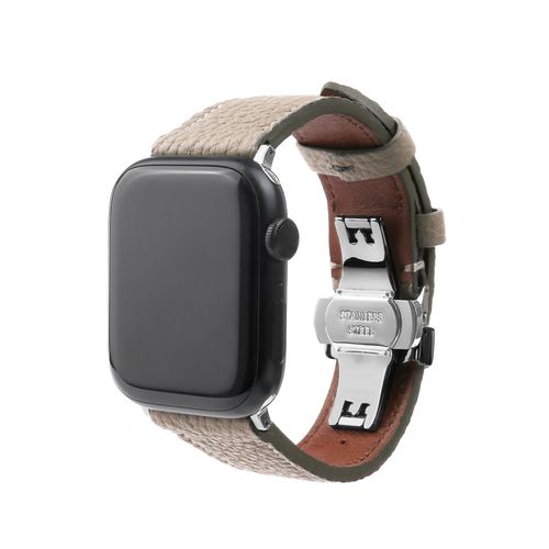abbi SIGNATURE シュランケンカーフバンド for Apple Watch 42/41/40/38mm グレージュ(ABS27682AW) 仕入先在庫品