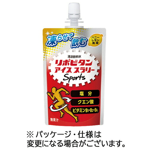 大正製薬 リポビタン アイススラリーSports ハニーレモン風味 120g パウチ 1セット(9(4987306064195 x90) 取り寄せ商品｜コンプモト　店 14,652円