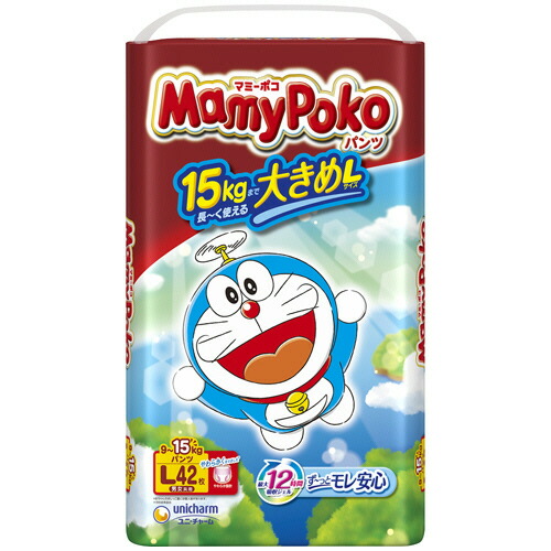 ユニ・チャーム マミーポコパンツ ドラえもん L 1セット(168枚:42枚×4パック)(4903111281114 x4) 取り寄せ商品