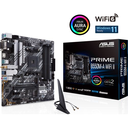 ASUSTeK COMPUTER PRIME B550M-A WIFI II(PRIME/B550M-A/WIFI/2) 目安在庫=○｜コンプモト　店