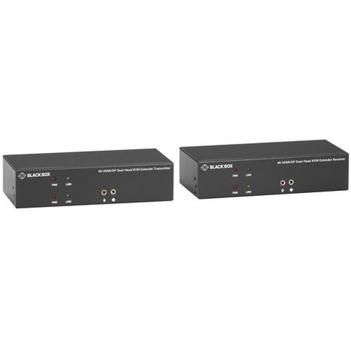 Black Box KVMエクステンダーキット(DP/HDMI/USB/光)(KVXLCHDPF-200) 取り寄せ商品|コンプモト 店