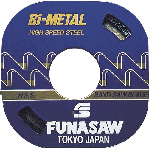 フナソー バイメタル コンターマシン用ブレード難削材・重切削用 厚み0.900×30m幅6mm山数10 1本(BIM6CL 10) 取り寄せ商品
