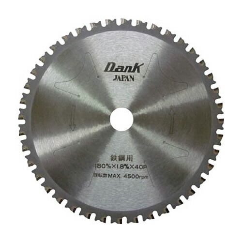 チップソージャパン 鉄鋼用ダンク(180mm) 1枚(TD180) 取り寄せ商品