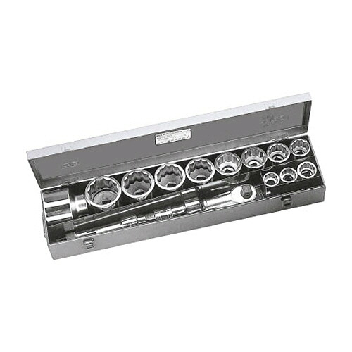 TONE ソケットレンチセット 12角タイプ(17点) 1セット(250M) 取り寄せ商品