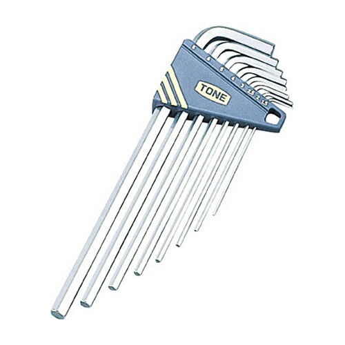 TONE マスターツールロング六角棒L形レンチセット 9pcs 1セット(AL900) 取り寄せ商品