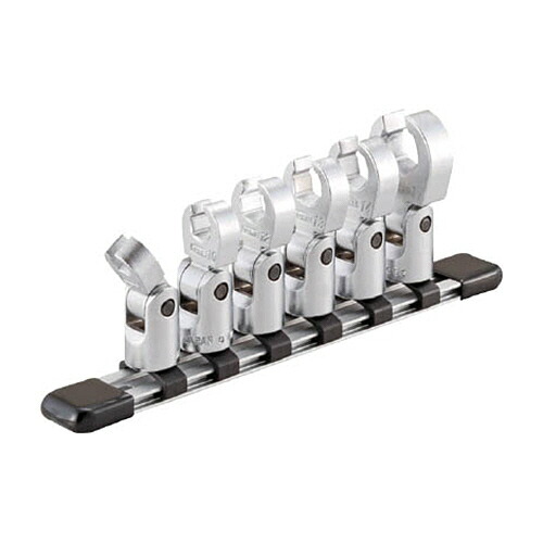 TONE フレックスクロウフットレンチセット(ホルダー付) 6pcs 1セット(HSCF306F) 取り寄せ商品