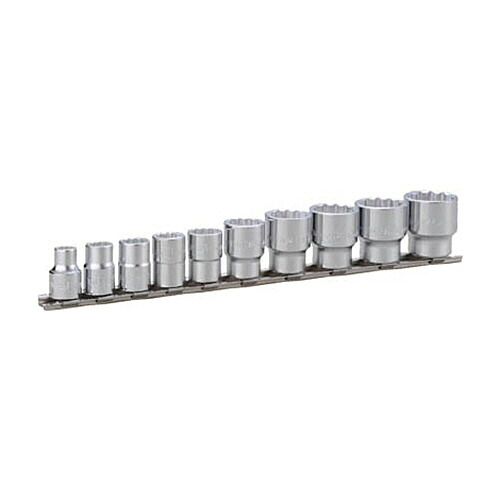 TONE ソケットセット(12角・ホルダー付) 10pcs 1セット(HD310A) 取り寄せ商品