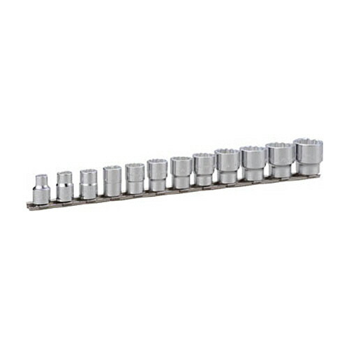 TONE ソケットセット(12角・ホルダー付) 12pcs 1セット(HD312A) 取り寄せ商品