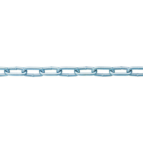 ニッサチェイン 鉄ユニクロ溶接リンクチェイン 4mm×30m 1個(IW40 UC) 取り寄せ商品 10,088円
