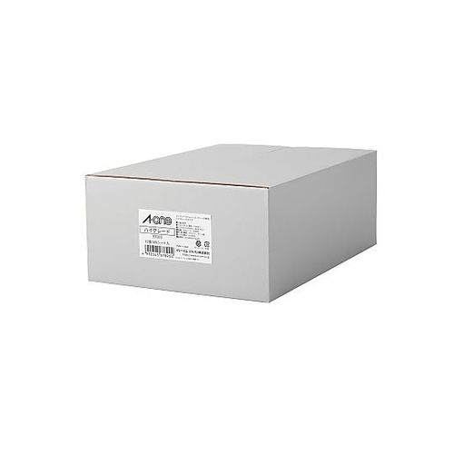 エーワン(A-ONE) ラベルシールプリンタ兼用 ハイグレードタイプ マット紙・ホワイト A4判 12面 四辺余白付角丸 1冊(500シート入) 39103(54-7421-03) 取り寄せ商品|コンプモト 店