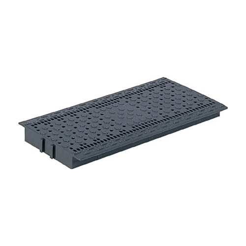 三甲 プラスチックグレーチング U字溝用 #180グレー 1枚(SKGL-U180-GL) 取り寄せ商品｜コンプモト　店