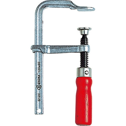 ＴＲＵＳＣＯ エホマクランプ 木ハンドル最大口開き160×深さ80mm 1個(G-16C) 取り寄せ商品