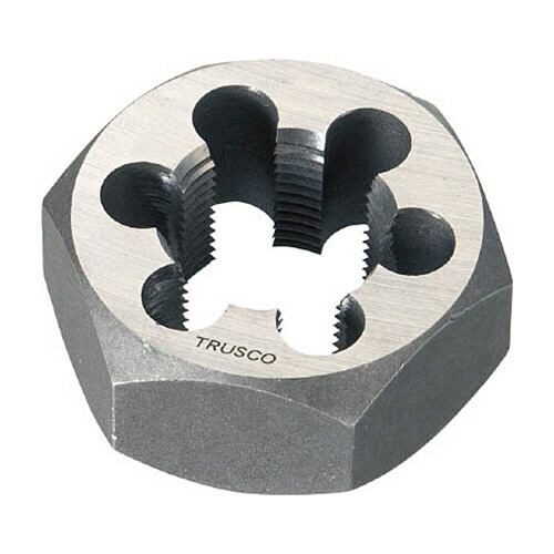 ＴＲＵＳＣＯ 六角サラエナットダイス(並目) 22×2.5 1個(TD6-22X2.5) 取り寄せ商品