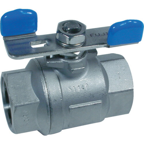 フジキン ステンレス鋼製3.92MPaフルボアタイプボール弁25A(1) 1個(UBVNF-14F-BU-R) 取り寄せ商品