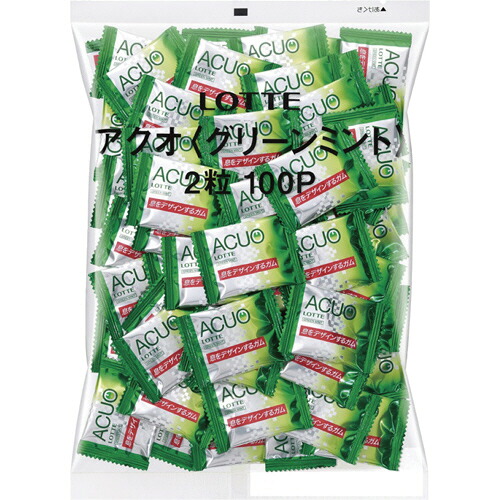 ロッテ ACUO グリーンミント 1セット(1000粒:200粒×5パック)(4903333159321 x5) 取り寄せ商品
