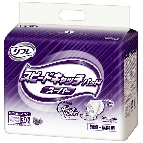 リブドゥコーポレーション リフレ スピードキャッチパッド スーパー 1セット(120枚:30枚&times;4パック)(4904585044076 x4) 取り寄せ商品｜コンプモト　店