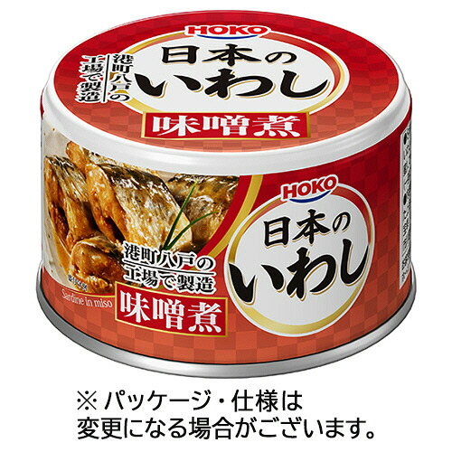 宝幸 日本のいわし 味噌煮 140g 1セット(24缶)(4902431024876 x24) 取り寄せ商品