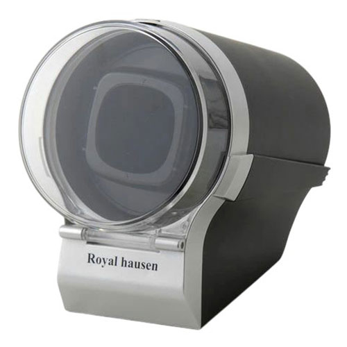 Royal hausen Royal hausen ロイヤルハウゼン ワインダー ワインディングマシーン 1本巻 大事な腕時計を大切に保管 シルバー(SR097SV) 取り寄せ商品