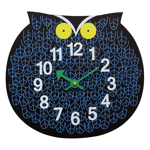 George Nelson George Nelson ジョージネルソン 掛時計 Zoo Timer Clock 子供のためにデザインされたふくろうクロック(GN901) 取り寄せ商品