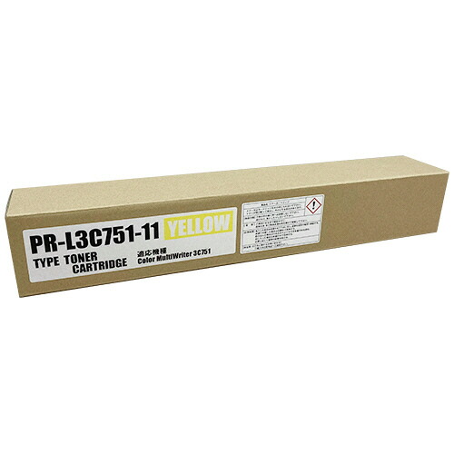 トナーカートリッジ PR-L3C751-11 汎用品 イエロー 1個(PR-L3C751-11 ﾊﾝﾖｳﾋﾝ) 取り寄せ商品 28,583円