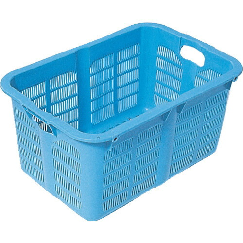 岐阜プラスチック工業 リス プラスケット No.500本体 39L 青 1個(NO-500-B) 取り寄せ商品