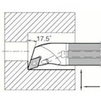 京セラ 内径加工用ホルダ 1個(E12Q-SDQCR07-16A-2/3) 取り寄せ商品