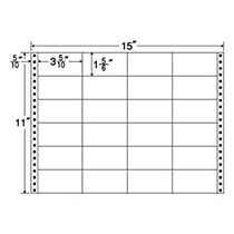 東洋印刷 ナナフォーム 連続ラベル Mタイプ 15&times;11インチ 24面 89&times;47mm 1箱(500折)(M15G) 取り寄せ商品｜コンプモト　店