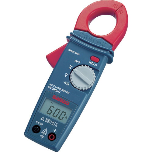 三和電気計器 AC専用真の実効値対応デジタルクランプメータ 1個(DCM60R) 取り寄せ商品