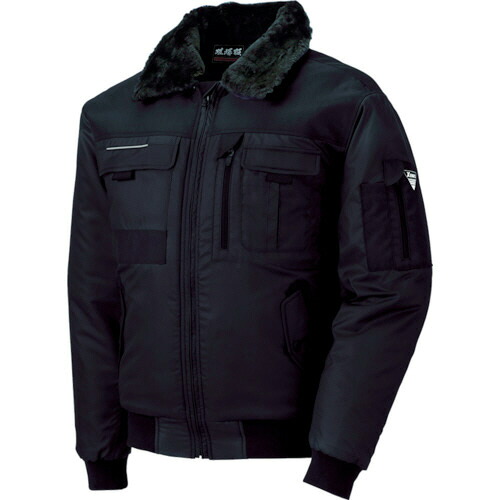 ジーベック 222 現場服 防寒ブルゾン LL 黒 1着(222-90-LL) 取り寄せ商品|コンプモト 店