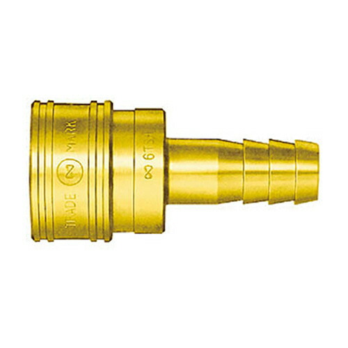 日東工器 TSPカプラ(ホース取付用ソケット・真鍮製) 1個(BSBM-12TSH) 取り寄せ商品
