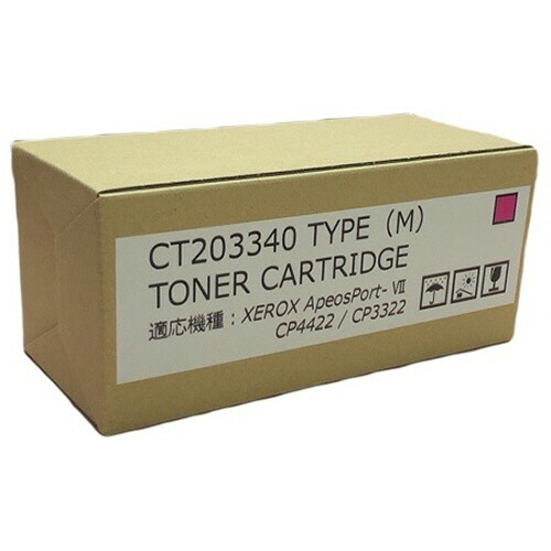 大容量トナーカートリッジ CT203340 汎用品 マゼンタ 1個(CT203340 ﾊﾝﾖｳﾋﾝ) 目安在庫=○｜コンプモト　店