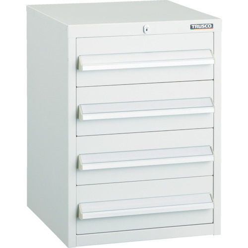 ＴＲＵＳＣＯ LVR型キャビネット 392×412×H540 引出4段 W 1台(LVR-542W) 目安在庫\u003d○