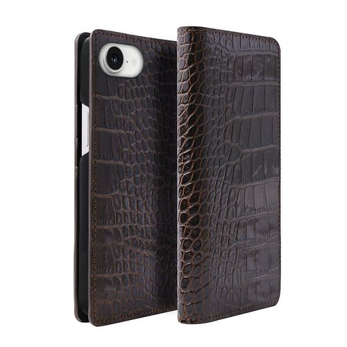abbi SIGNATURE LIPARI イタリアンレザー MagSafe対応ダイアリーケース for iPhone 16e ダークブラウン(ABS27519i16E) 取り寄せ商品|コンプモト 店