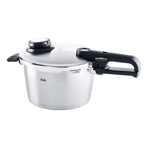 フィスラージャパン ビタビット プレミアム 片手圧力鍋 4.5 L 【わかりやすい圧力表示・ドライバーいらず・熱くなりにくい補助取っ手】(1133-082) 取り寄せ商品