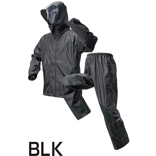 喜多レッヂレインストレッチ透湿合羽ブラックM 1着(NO2920-BK-M) 目安在庫\u003d○