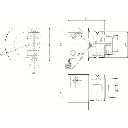 京セラ ツーリング機器 1個(T100H-S2525-105F) 目安在庫\u003d○