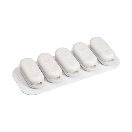 サンワサプライ SANWA SUPPLY 【3個セット】 サンワサプライ マグネットケーブルホルダー ホワイト(CA-515WX3) 取り寄せ商品