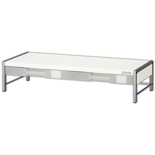 ライオン事務器 LION デスクラック フラットタイプ トレー付 W672×D250×H149mm 1台(ND-7FT) 取り寄せ商品