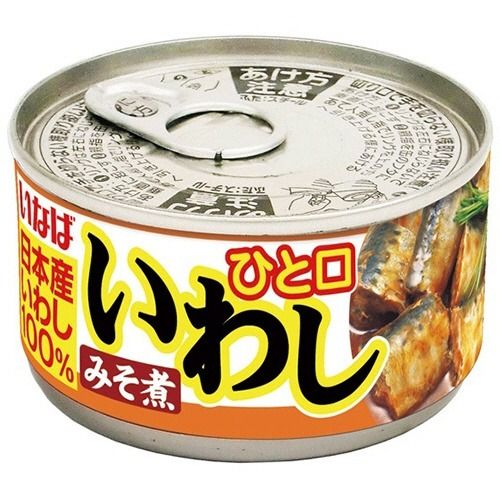 いなば食品 ひと口いわし みそ煮 115g 24缶(4901133908897 x24) 目安在庫\u003d○