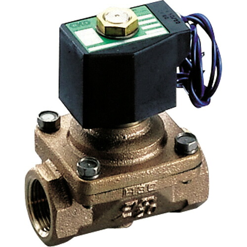 CKD パイロットキック式2ポート電磁弁(マルチレックスバルブ) 1台(ADK11-15A-02C-AC100V) 取り寄せ商品|コンプモト 店