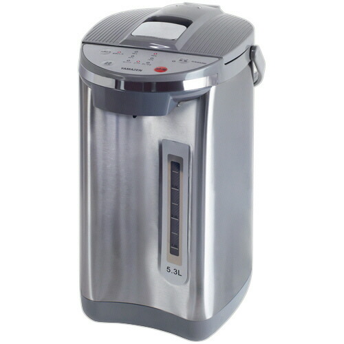 山善（YAMAZEN） 大容量電動ポット 5.3L グレー 1台(YPA-M530(H)) 目安在庫\u003d○