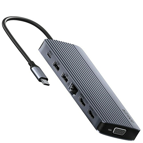 アンカージャパン ANKER USB-Cハブ(14-in-1 Triple Display PD100W対応) ブラック 1個(A83890A1) 目安在庫\u003d○