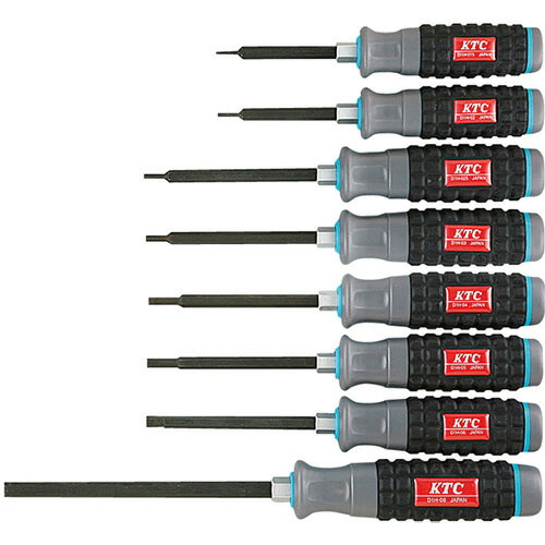 京都機械工具　ＫＴＣ 樹脂柄ヘキサゴンドライバセット[8本組] 1セット(TD1H8) 目安在庫\u003d○