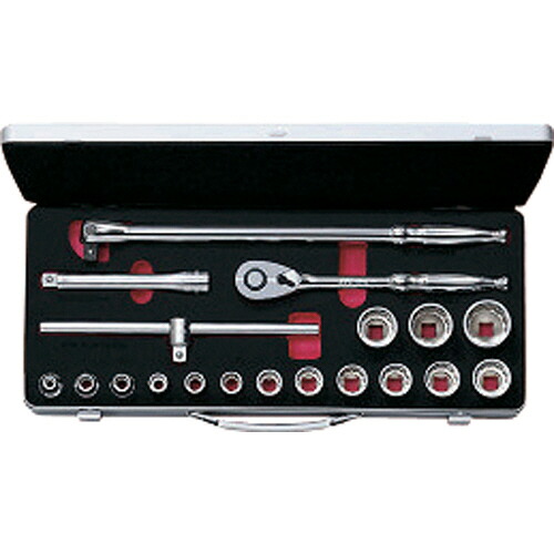 京都機械工具　ＫＴＣ ソケットレンチセット(19点) 1セット(TB415W) 目安在庫\u003d○