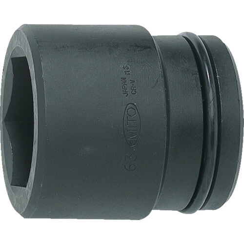 水戸工機 1-1/2 インパクトレンチ用 ソケット 63mm 1個(P12-63) 目安在庫\u003d○