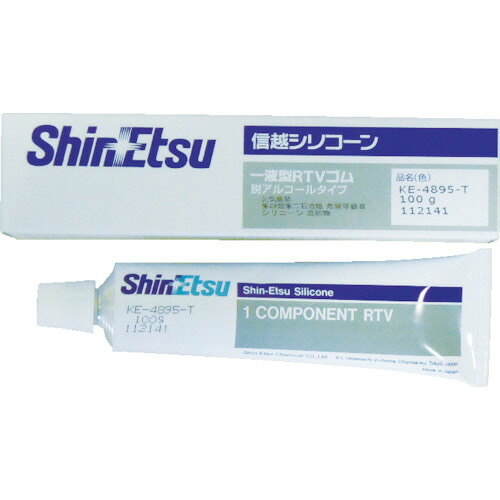 信越化学工業 シーリング 低分子シロキサン低減タイプ 100g 透明 1本(KE4895T-100) 目安在庫\u003d○