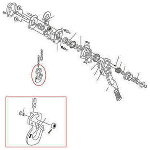 キトー LB015用部品 キリカエカバー組 1個(L4BA01552141) 目安在庫\u003d○