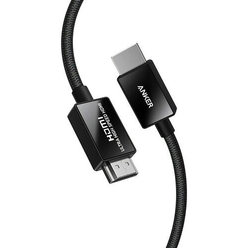 アンカージャパン ANKER Ultra High Speed HDMIケーブル 2.0m ブラック 1本(A8743011) 取り寄せ商品